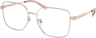 Michael Kors Stijlvolle Roze Frame Zonnebril - unisex - Brillen - Roze - 55 MM - Accessoires