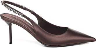 PARIS TEXAS Lidia Satin Slingback