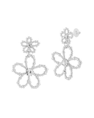 Glaze Jewelry Silver Plated Cz Earrings
