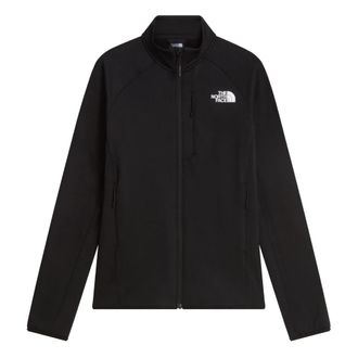 The North Face Polartec Powerstretch Meteora Full Zip - Dames - Fleece jassen - Zwart - L - Fitness