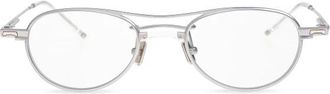 Maison Kitsun&eacute; Hikari Zonnebril - unisex - Brillen - Grijs - ONE Size - Satijn - Accessoires