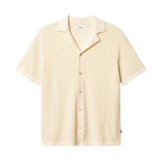 Gabba Heren, Overhemden, Beige, Maat: S Katoen