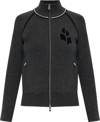 Isabel Marant Lanya Cardigan - Dames - Vesten - Grijs - XL - Truien & Vesten