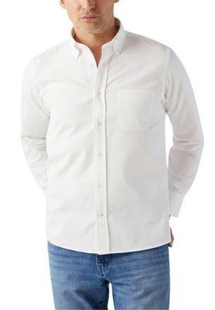Robert Talbott Harrison Button Down Pique Shirt in White at Nordstrom, Size Xxx-Large