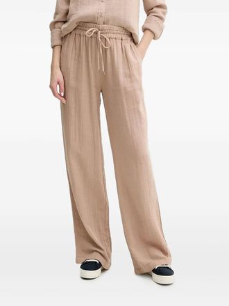Melissa Odabash Pantaloni Krissy con coulisse - Marrone