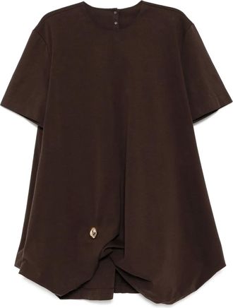 JNBY Abito con coulisse - Marrone