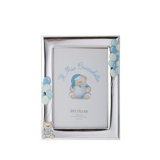 BELTRAMI Portafoto palloncini foto 10x15 cm con argento Miro Silver