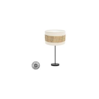 Fabrilamp Fabrilamp - L&aacute;mpara De Sobremesa Mediana Nicaragua 1xe27 Negro/blanco/natural 30d