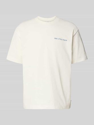 Marc O'Polo Denim Marc OPolo Denim Relaxed Fit T-Shirt aus reiner Baumwolle in Weiss, Gr&ouml;&szlig;e XXL