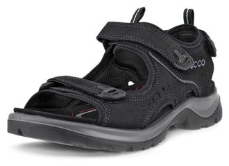 Ecco Trekkingsandale ECCO OFFROAD, Damen, Gr. 35, schwarz, Leder, Schuhe Trekkingsandale, Outdoorschuh, Sommerschuh, Freizeitsandale, mit Klettverschl&uuml;ssen
