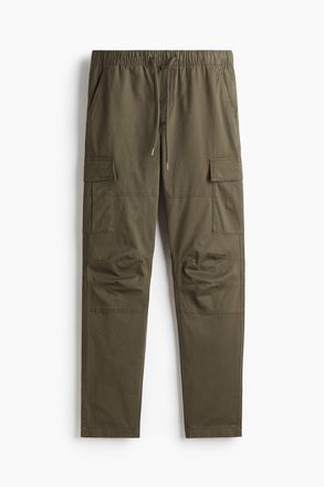 H&M Cargohose in Slim Fit - Khakigr&uuml;n
