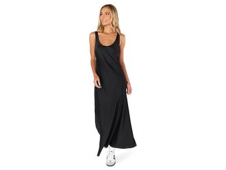 Show me your Mumu Serenade Slip Dress Womens Dress Black Luxe Satin : SM, Polyester