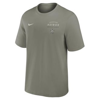Nike Houston Astros Primary Nike Mens Dri-FIT MLB T-Shirt in Grey | 02OZN05KHUS-H0Q