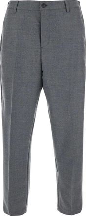 Mauro Grifoni Pantalone Elastico - Heren - Broeken - Grijs - Maat: M Zijde
