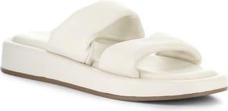 Bos. & Co. Bayla Platform Wedge Slide Sandal in White at Nordstrom, Size 10-10.5Us