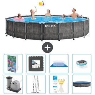 Intex Piscina Prism Frame Redonda - 549x122 Cm - 9-piezas S608