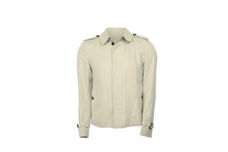 Burberry Burberry Harrington-jas van gabardine in beige katoen