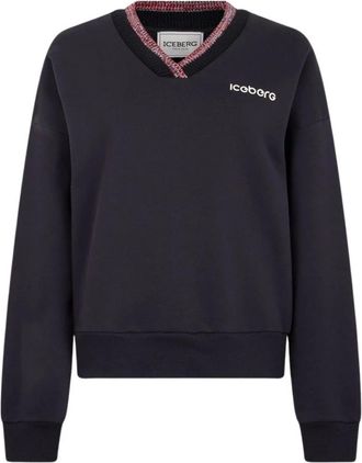 Iceberg Felpa - - Sweatshirts & Hoodies - Donna - Blu - S