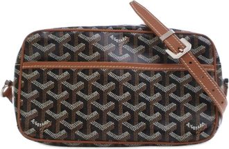 Goyard Borsa a tracolla Sac Cap Vert in tela Goyardine 2024 - Nero