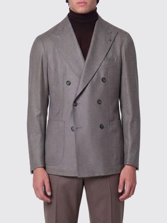 Tagliatore Blazer doppiopetto in lana e cashmere con rever a lancia