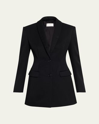The Row Bettina Single-Breasted Slim Jacket