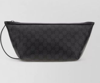 Gucci canvas clutch bag