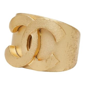 Chanel Gold Band Ring (Pre-Owned)