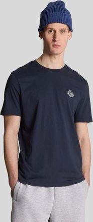 Lyle & Scott Lyle And Scott Mens British Style Graphic T-Shirt - Navy - Size: 38