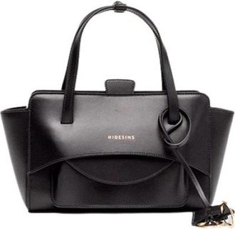 Hidesins Flap S Handbag - Dames - Handtassen - Zwart - ONE Size - Katoen - Tassen