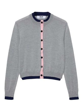 Msgm M. S.G. M. Cardigan with double edge