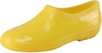 Generic Wellington Boots For Women And Men Low Cut PVC Slip Resistant Rain Boots Unisex Waterproof Low Cut Rain Boots(Yellow, 6.5)
