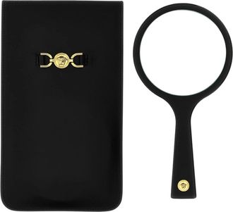 Versace Medusa 95 Small Mirror - Dames - Spiegels - Zwart - ONE Size - Leer - Home