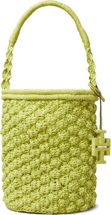 Tory Burch Ella Crochet Handbag in Citrus Green at Nordstrom