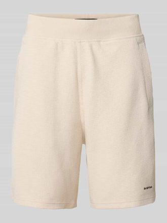 G-Star Straight Fit Shorts mit Strukturmuster in Offwhite, Gr&ouml;&szlig;e XXL