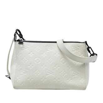 Louis Vuitton Pre-owned Crossbody Bag - Dames - Pre-owned - Wit - Maat: ONE Size Leer
