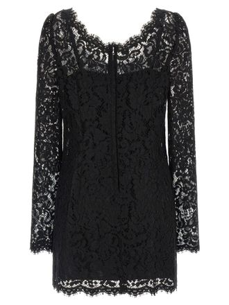 Dolce & Gabbana Cordonetto Lace Dress - Black