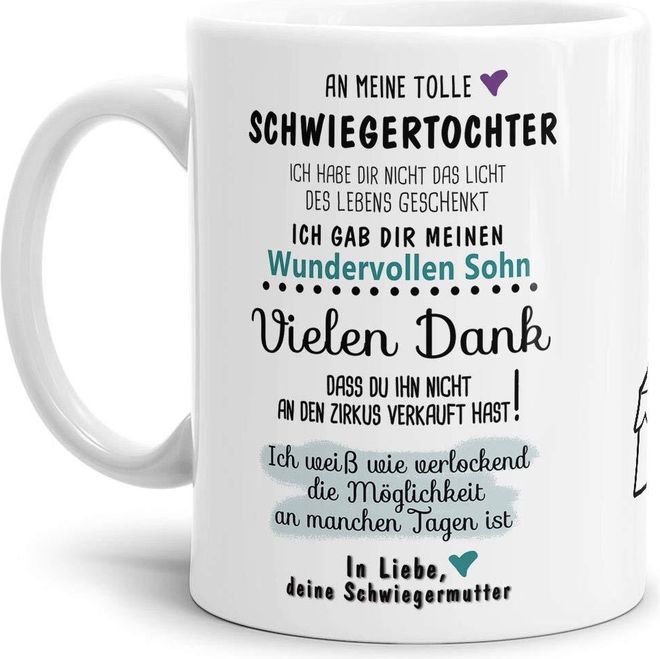 Geburtstagskarte Für Schwiegertochter – Mit Persönlicher Botschaft, 12,7 X 17,8 Cm
