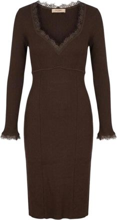 Twinset Donna, Abiti, Marrone, XS, new