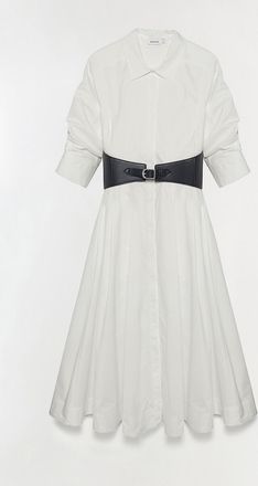 SIMKHAI Midi-Hemdkleid aus Popeline Olson