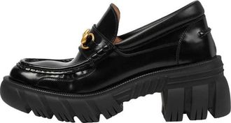 Gucci (WMNS) Gucci Loafer with Horsebit Black Leahter 656869-DKSD0-1000