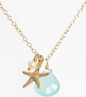 Ki-ele Sea Star Cluster Pendant Necklace in Gold at Nordstrom
