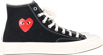 Comme Des Gar&ccedil;ons x Converse Chuck 70 sneakers van zwart canvas