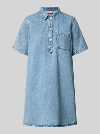 Jack & Jones Relaxed Fit Minikleid in Denim-Optik Modell Amara in Hellblau, Gr&ouml;&szlig;e XL