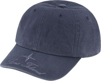 SUPREME FW23 Week 10 STONE ISLAND Twill 6-Panel Cap Navy SUP-FW23-2420