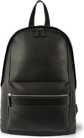 Silver Street London Sergio Mens Leather Backpack Black - One Size