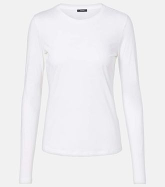 Joseph Cotton and silk jersey T-shirt
