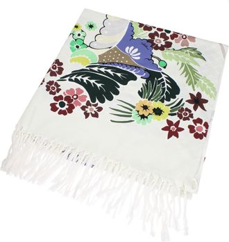Valentino Garavani Bloemenprint Franje Sjaal
