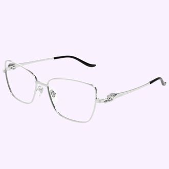 Cartier Panthere de Cartier Demo Cat Eye Ladies Eyeglasses CT0523O 002 55