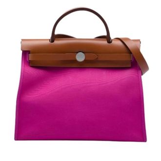 Herm&egrave;s Pre-owned Herbag Zip 31 - Dames - Pre-owned - Roze - Maat: ONE Size Leer