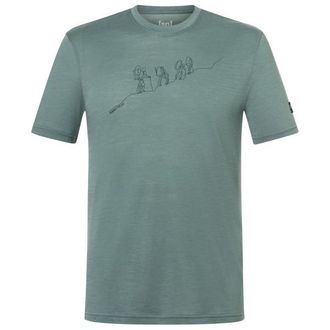 super.natural Hiking Tee Exclusive Merinoshirt f&uuml;r Herren | t&uuml;rkis